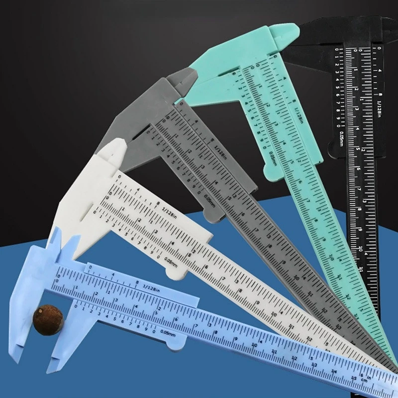 Пластиковый измерительный штангенциркуль 0-150 мм, линейка для штангенциркуля для татуировок, Пластиковая линейка, инструменты для точных измерений, штангенциркуль с нониусом