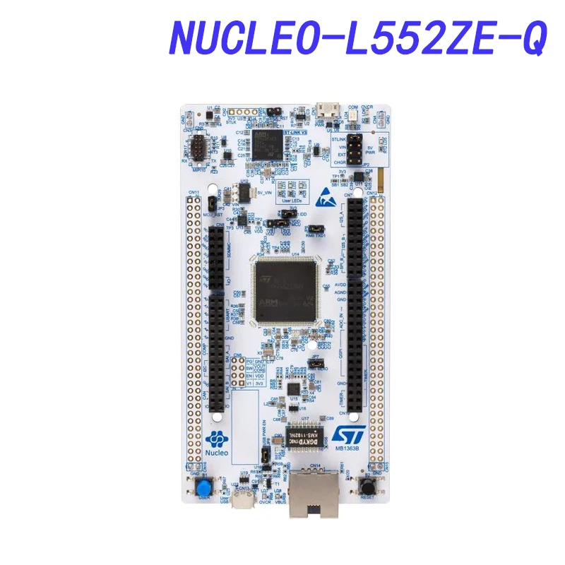 Платы и комплекты для разработки NUCLEO-L552ZE-Q - ARM STM32 Плата для разработки Nucleo-144 MCU STM32L552ZE, SMPS, поддерживает Arduino, ST Z