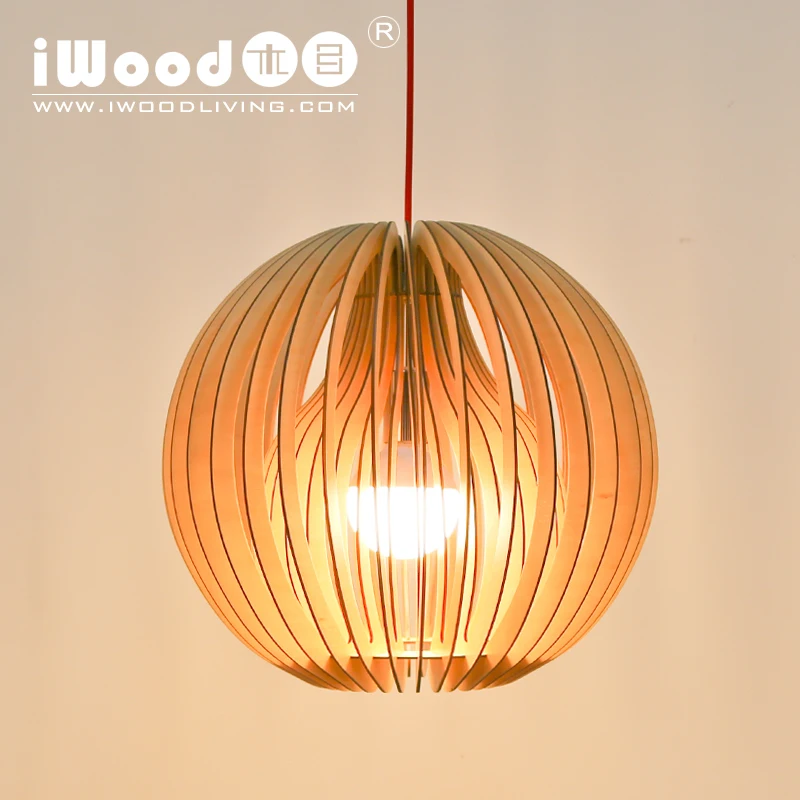 Подвесная светодиодная люстра в виде шара, деревянный фонарь и лампа для гостиной, чайный сервиз в стиле дзен, теплый декор, домашняя лампа E27
