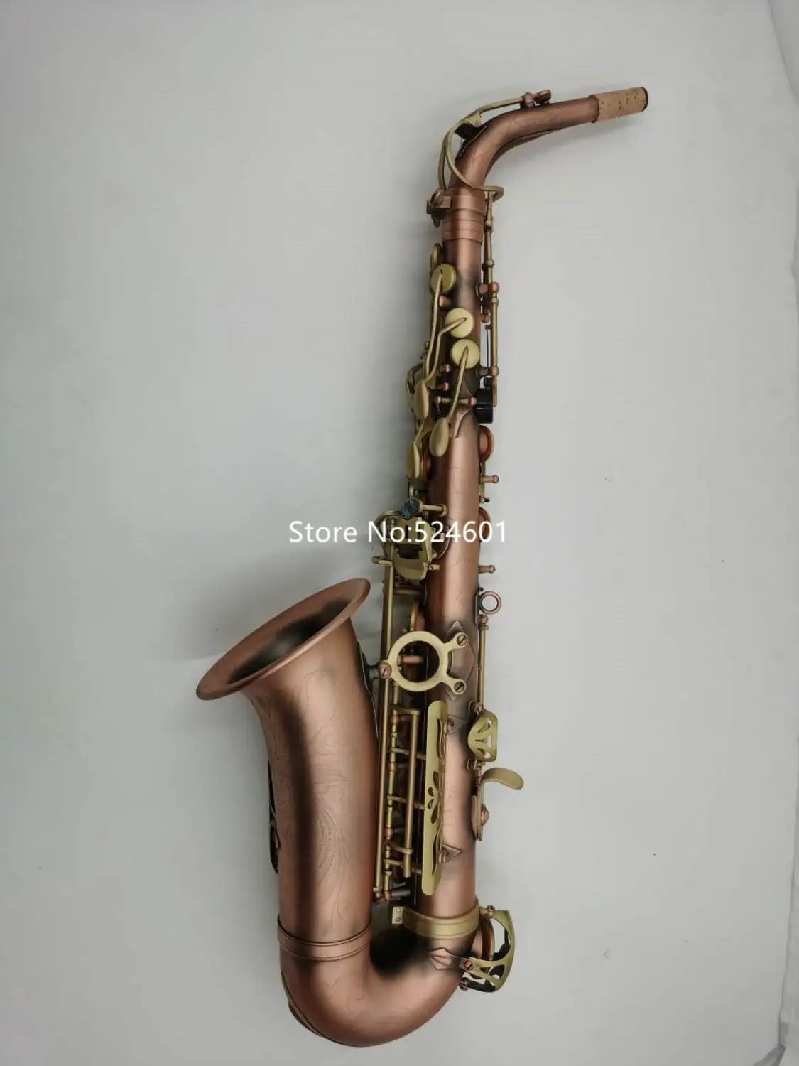 Профессиональный музыкальный инструмент Eb Tune Alto Saxophone Red Bronze Bend E Flat с футляром и аксессуарами Бесплатная доставка