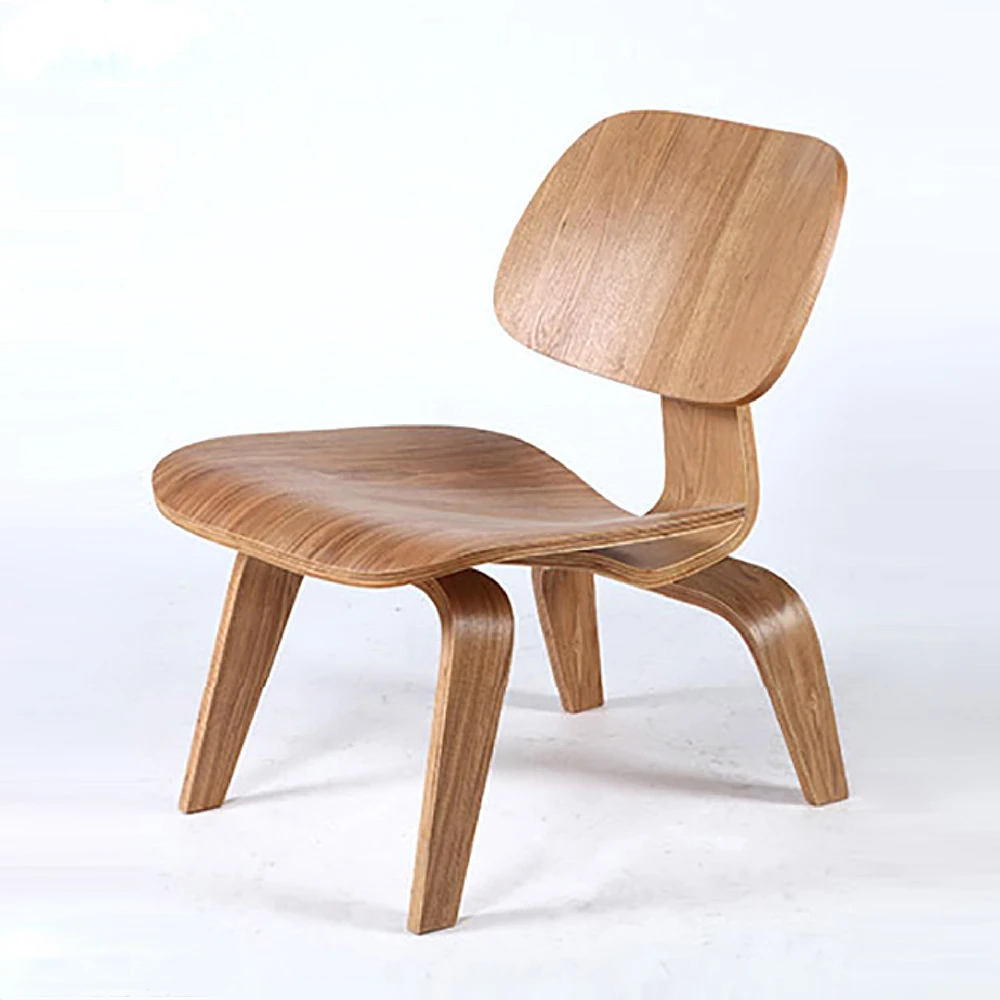 Скандинавский винтажный кофейный стул, гостиничный стул, фанерное кресло для отдыха, кухонный стул, стул с простой спинкой, современный стул для отдыха из массива дерева