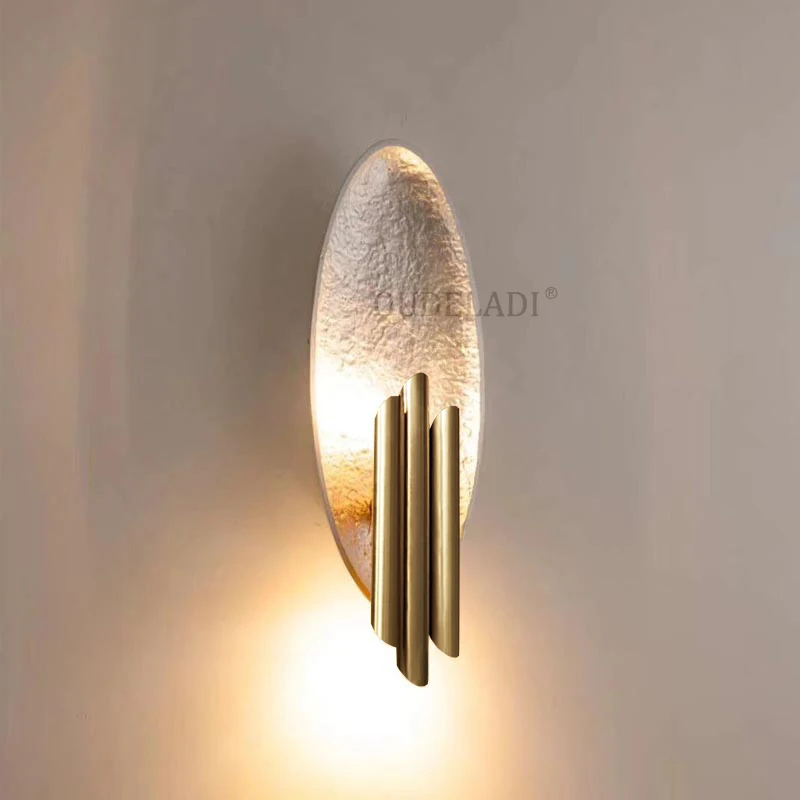 Скандинавский постмодернистский настенный светильник творческая личность простой фон гостиной настенный телевизор дорожка крыльцо прикроватная лампа для спальни