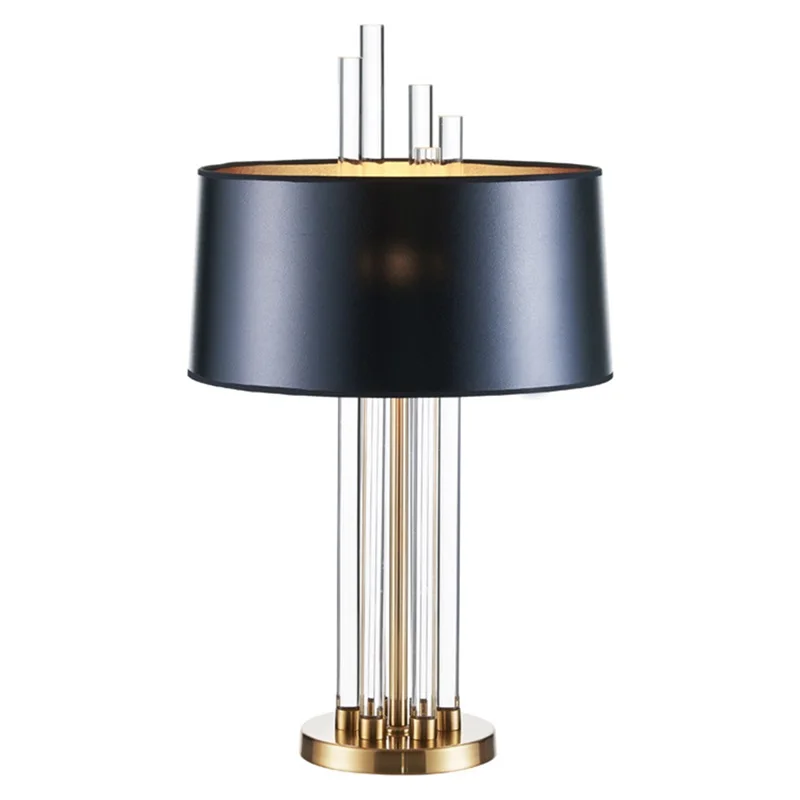 Современная креативная настольная лампа TEMAR, простая хрустальная настольная лампа LED для украшения дома, спальни