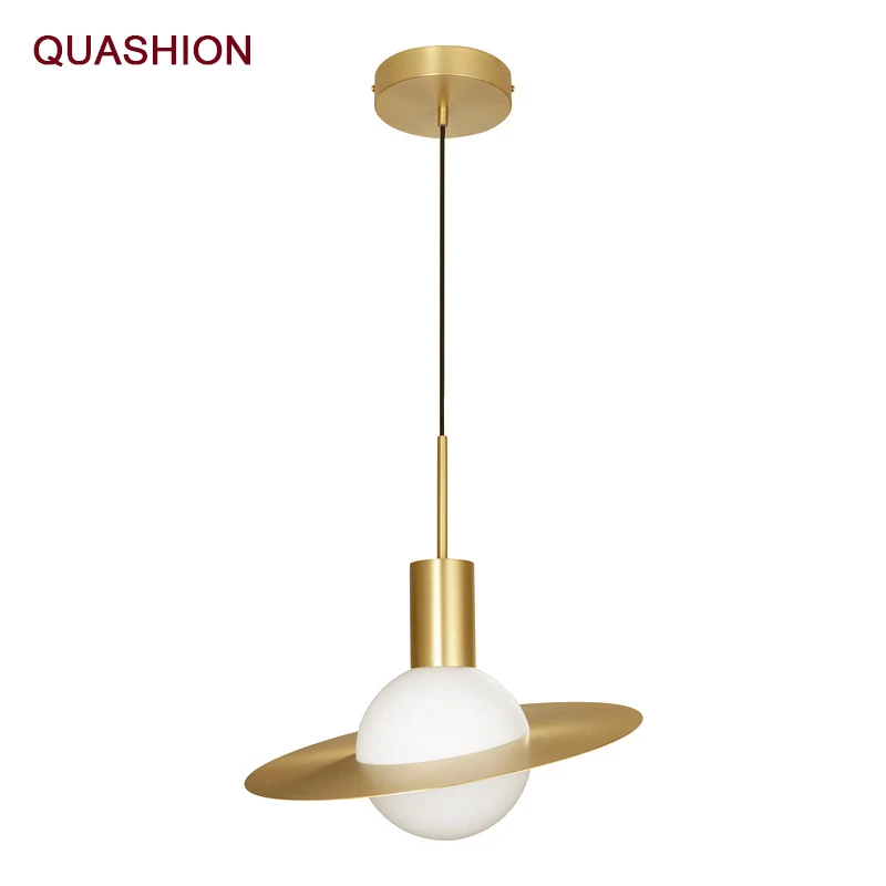 Современная светодиодная люстра в скандинавском стиле для столовой, кухни, гостиной, спальни, потолочный подвесной светильник, золотой подвесной светильник простого дизайна