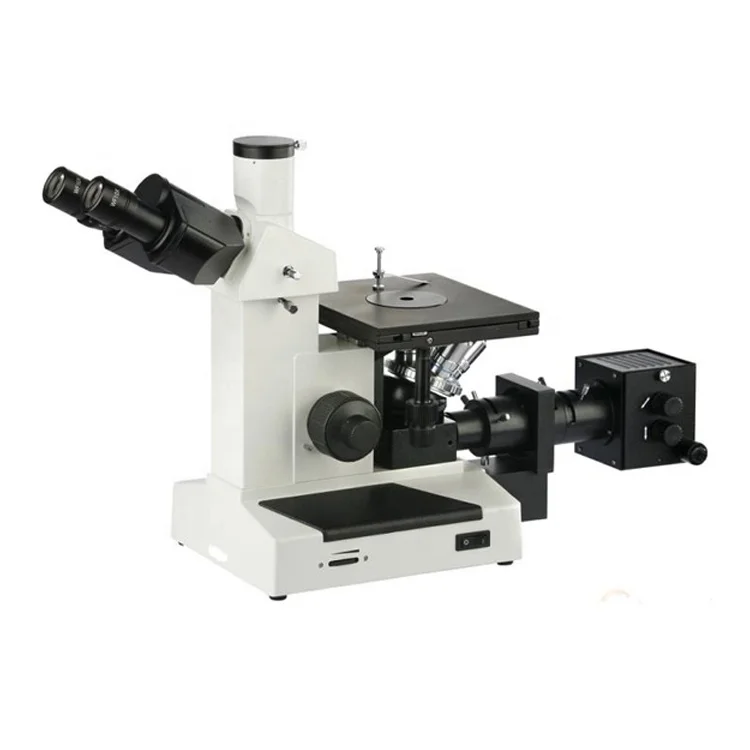 Тринокулярный Перевернутый Металлографический Микроскоп 4XC