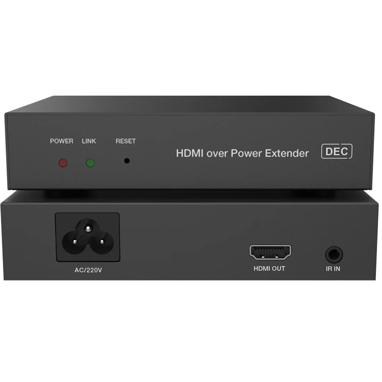 Удлинитель HDMI с односторонним ИК-кодером H.265 и декодером до 150 м