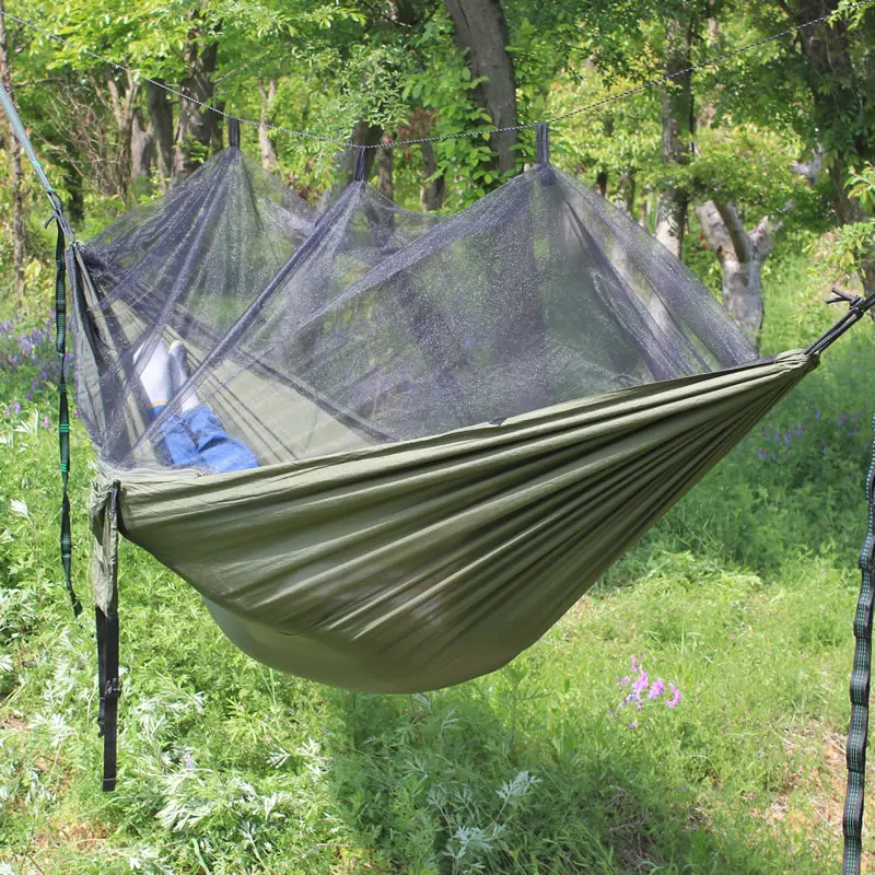 Уличная палатка-гамак с регулируемым карабином, Москитная сетка для кемпинга, Гамак от комаров