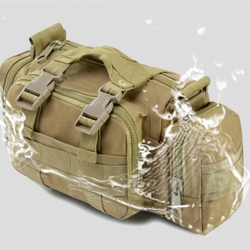 Уличная сумка на одно плечо, Тактическая Боевая тренировочная Многофункциональная поясная сумка для охоты, рыбалки, фотоаппарата, рюкзака для фотосъемки