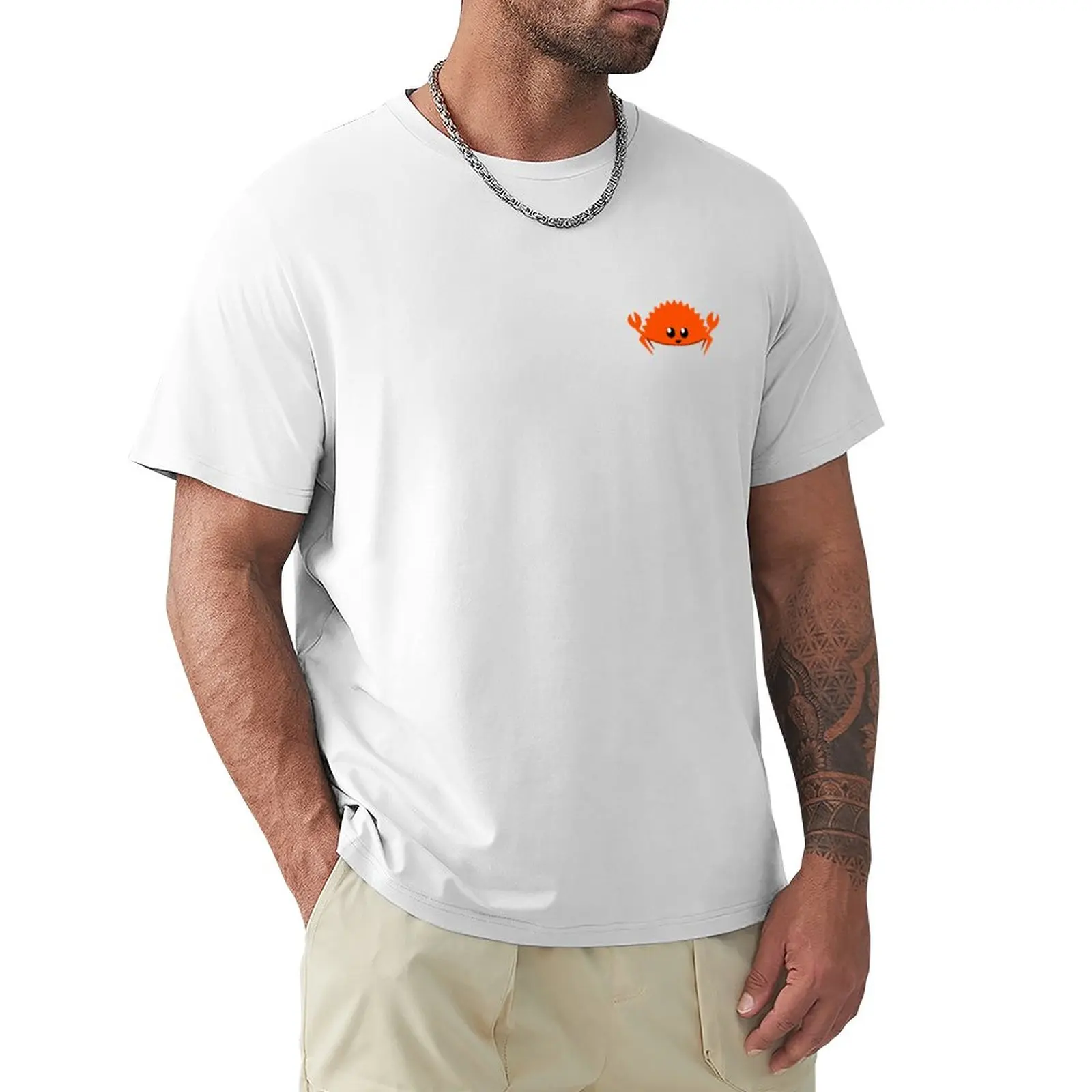 Футболка Rust с животным принтом для мальчиков, футболки оверсайз, мужские футболки с графическим рисунком.
