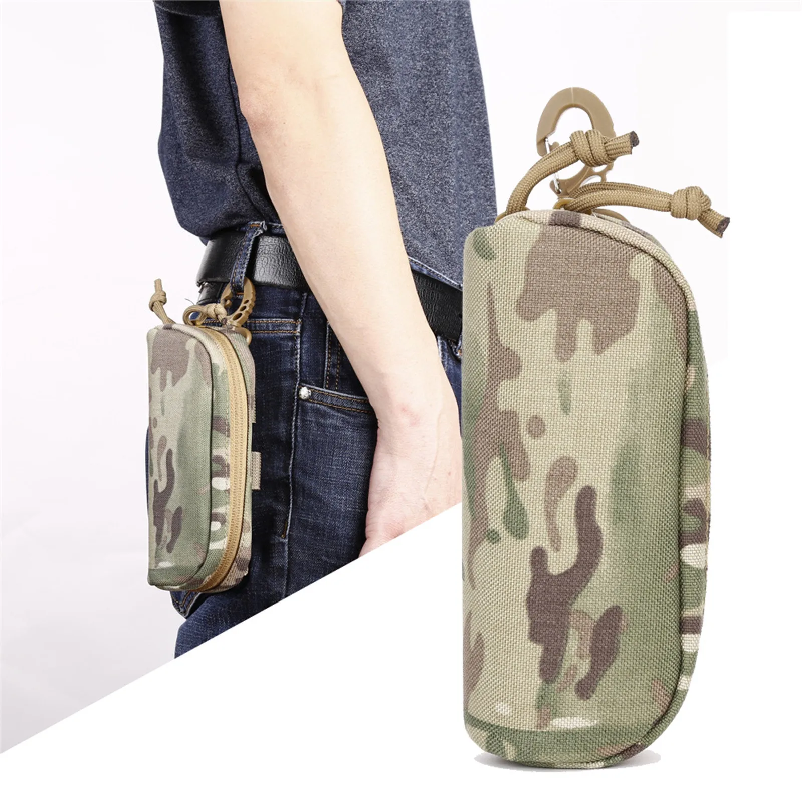 Футляр для солнцезащитных очков, военный чехол Molle, коробка для хранения очков, нейлоновая жесткая сумка для очков для охоты на открытом воздухе
