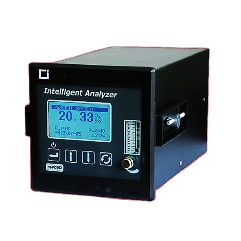 Электрохимический анализатор кислорода CI-PC962 Онлайн Автоматически определяет концентрацию O₂, чистоту, Диапазон содержания 0-25%